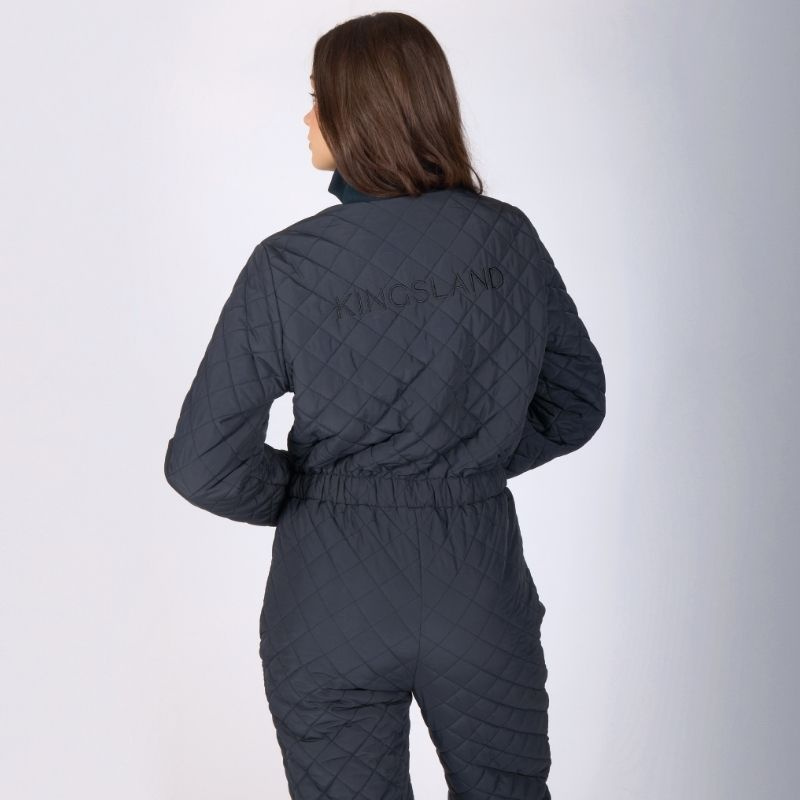 Overall Classic Quilted Onepiece Marineblau