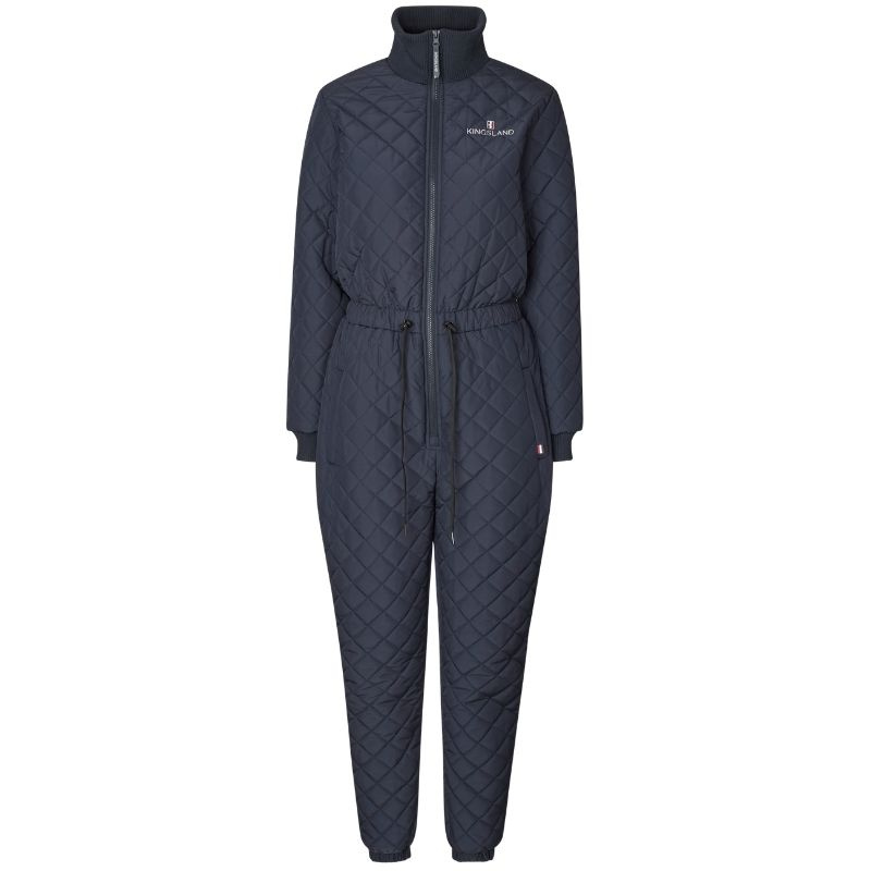 Overall Classic Quilted Onepiece Marineblau