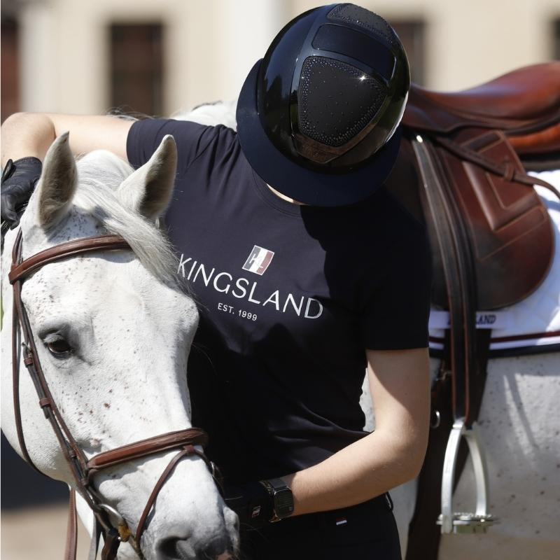 T-Shirt Classic Logo Marineblau