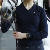 Pullover Classic V-Neck Marineblau Pullover Classic V-Neck Marineblau