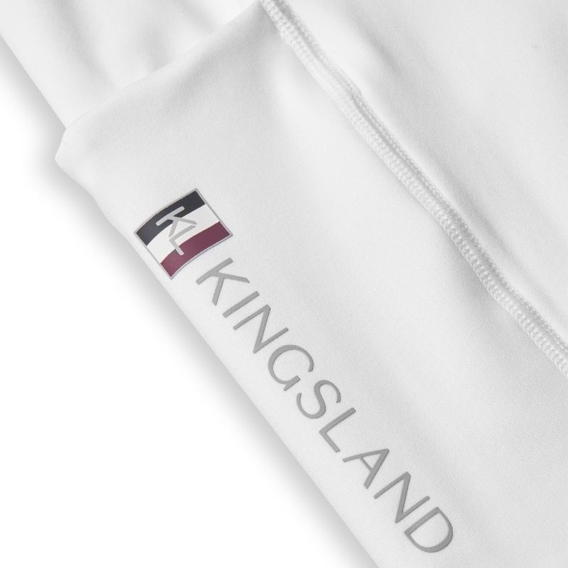 Reitleggings Classic Full Grip Weiß