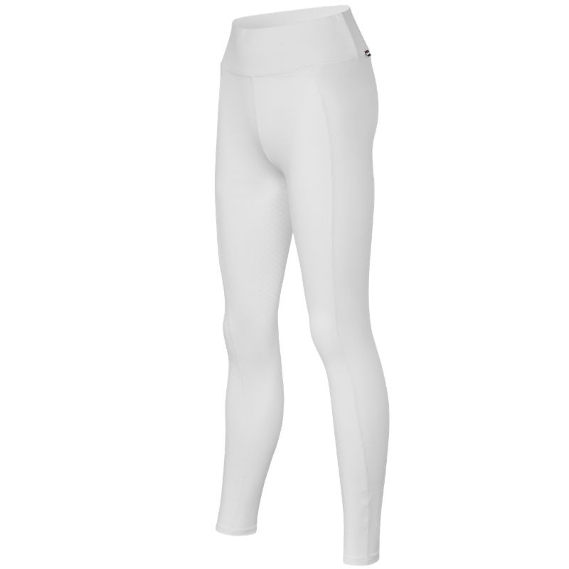 Reitleggings Classic Full Grip Weiß