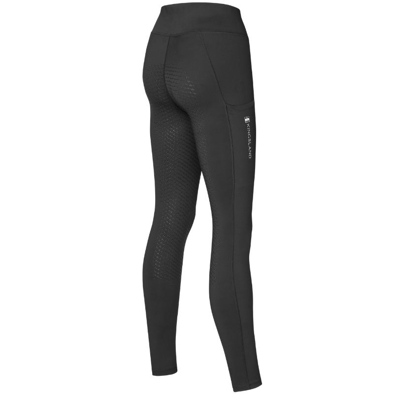 Reitleggings Classic Full Grip Schwarz