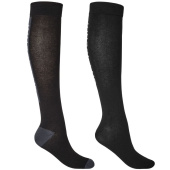 Reitsocken Classic Unisex Logo 2-pack Schwarz Reitsocken Classic Unisex Logo 2-pack Schwarz
