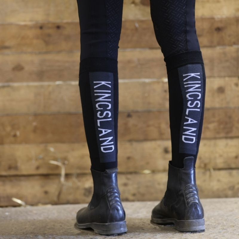 Reitsocken Classic Unisex Logo 2-pack Schwarz
