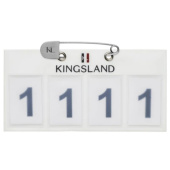 Nummernbinde Classic 4-Pocket 2-pack Weiß Nummernbinde Classic 4-Pocket 2-pack Weiß