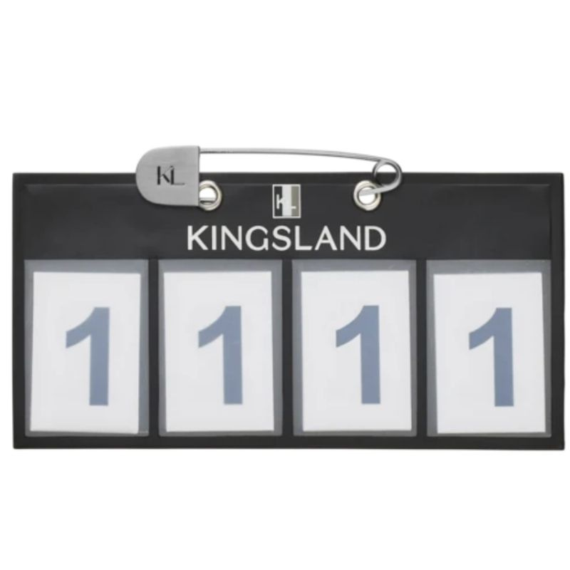 Nummernbinde Classic 4-Pocket 2-pack Schwarz