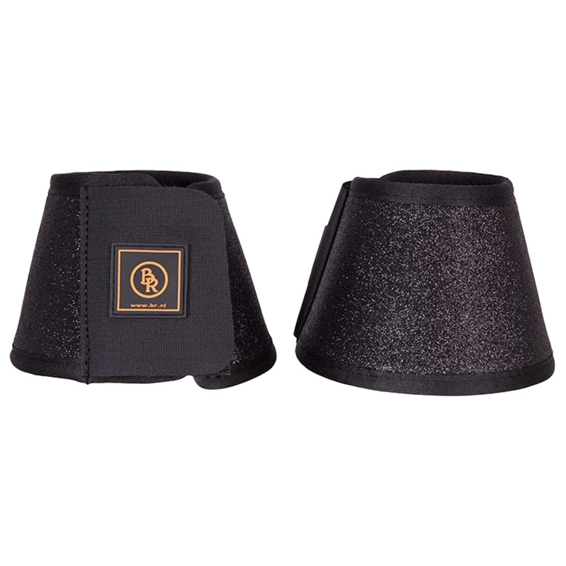 Hufglocken Glitzer Schwarz