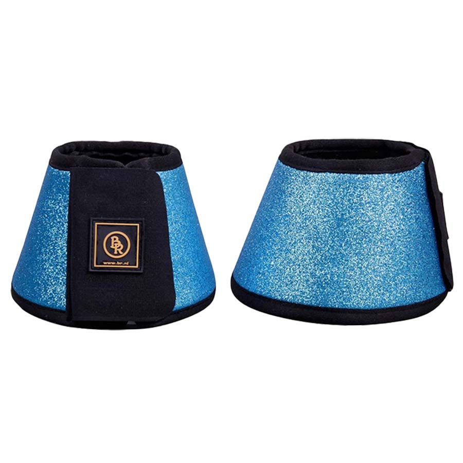 Hufglocken Glitzer Blau