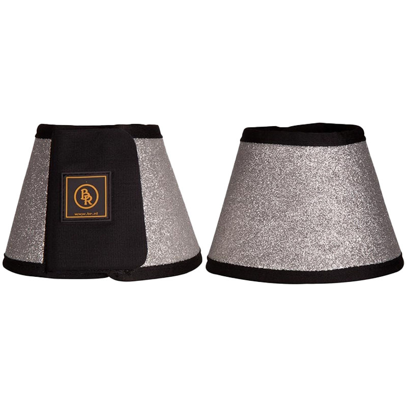 Hufglocken Glitzer Silber