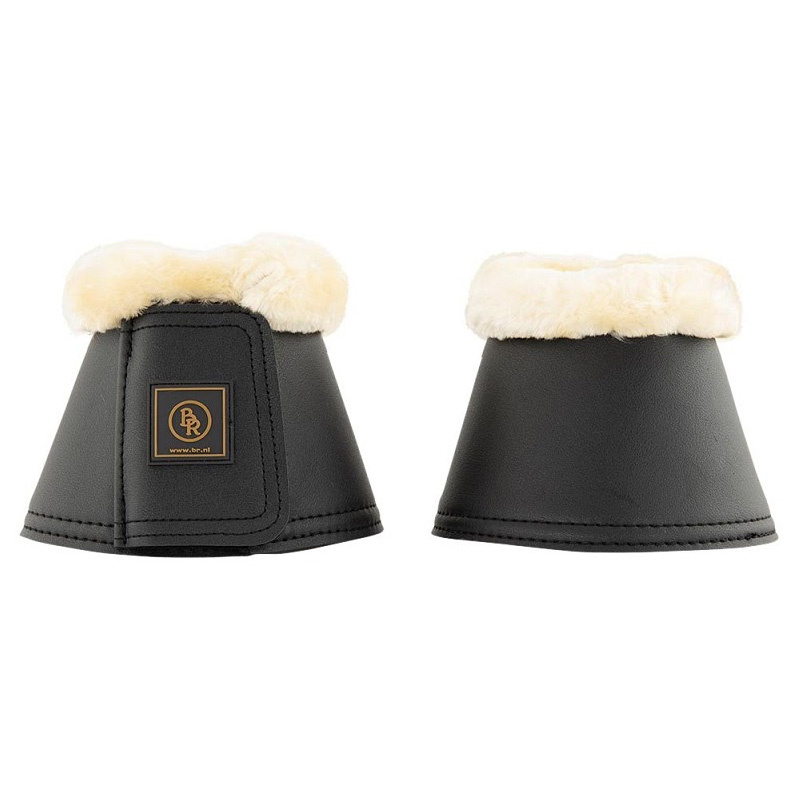 Hufglocken Synthetic Sheepskin Schwarz