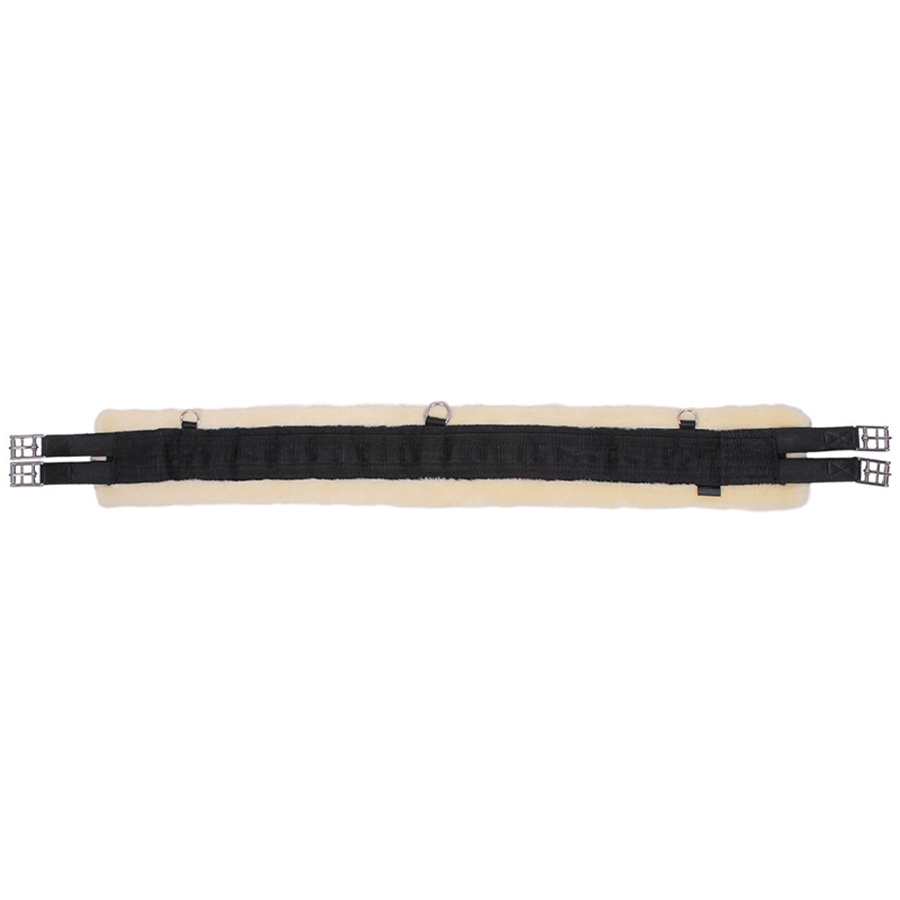 Sattelgurt Ontario Fauxfur Schwarz