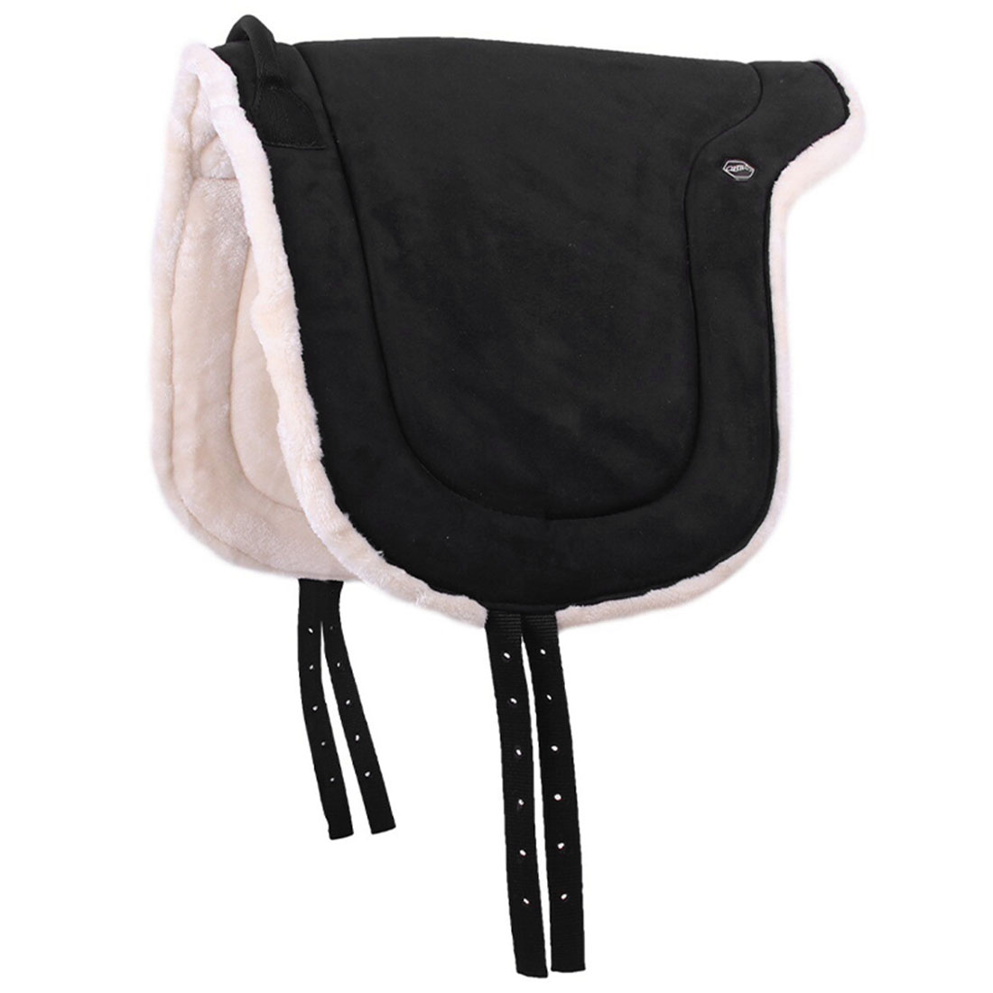 Barbackapad Fauxfur Schwarz
