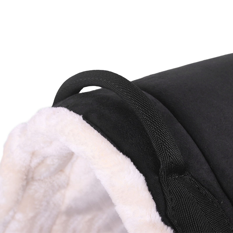 Barbackapad Fauxfur Schwarz