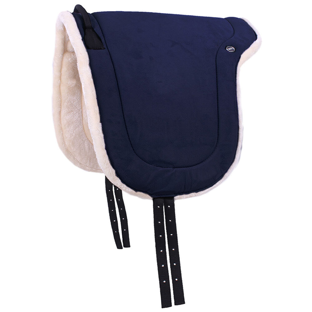 Reitpad Fauxfur Marineblau