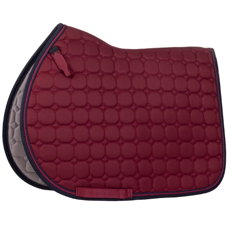 Vielseitigkeitsschabracke Florence Weinrot/Marineblau Full