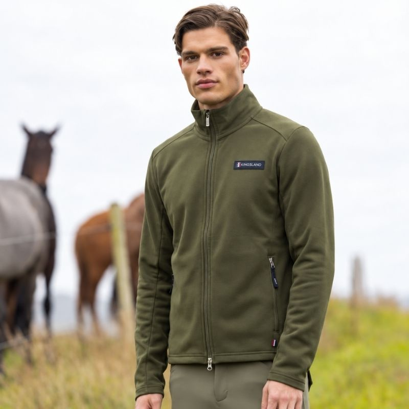 Fleecejacke Classic Mens Polar Grün