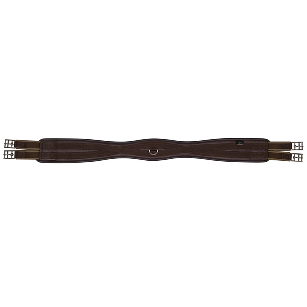 Anatomischer Sattelgurt Basic Pro Braun