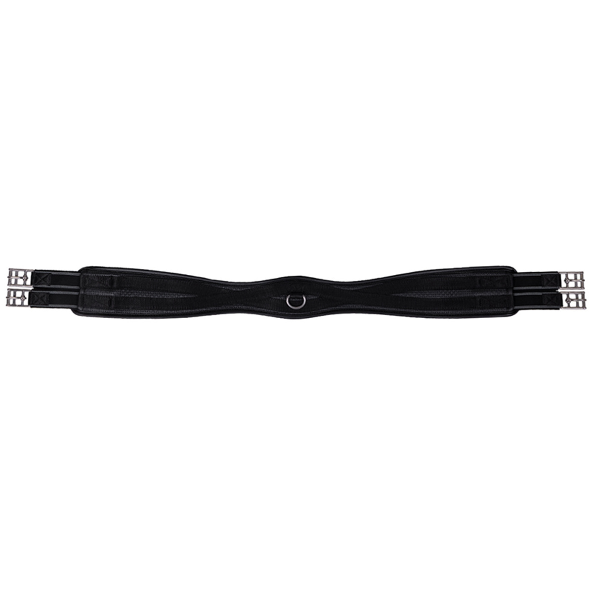 Anatomischer Sattelgurt Basic Pro Schwarz
