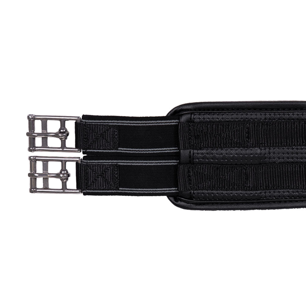 Anatomischer Sattelgurt Basic Pro Schwarz