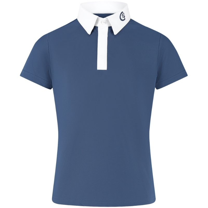 Turniershirt Kinder/Junior Boy Osaka Short Sleeve Blau