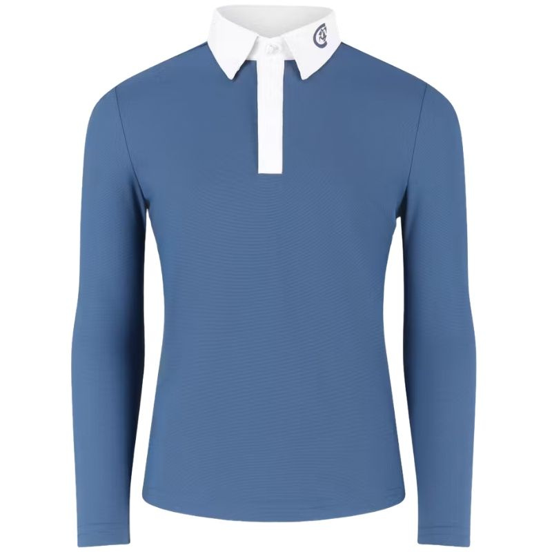 Turniershirt Kinder/Junior Boy Osaka Long Sleeve Blau