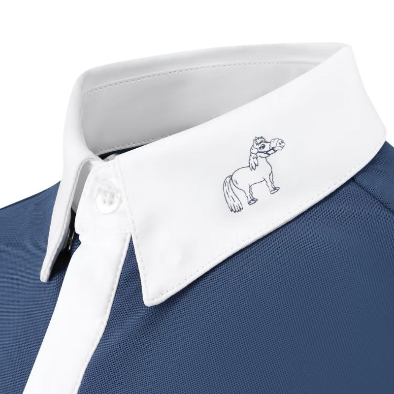 Turniershirt Kinder/Junior Boy Osaka Long Sleeve Blau