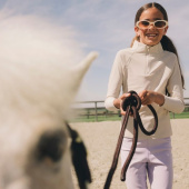 Trainingstop Kinder/Junior Girl Madrid Long Sleeve Beige Trainingstop Kinder/Junior Girl Madrid Long Sleeve Beige