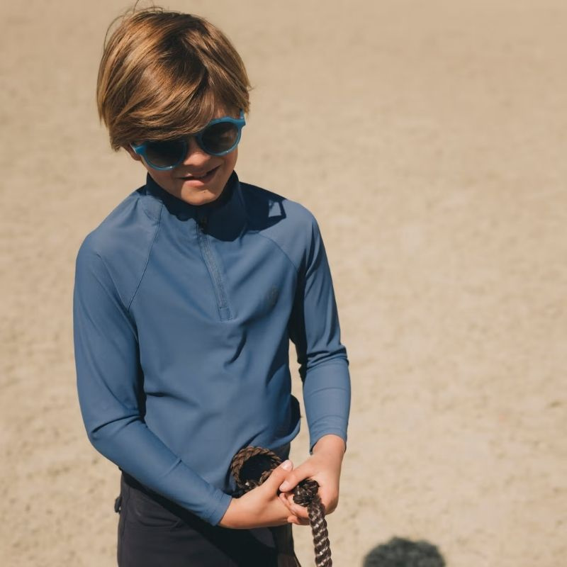Trainingstop Kinder/Junior Boy Barcelona Long Sleeve Blau