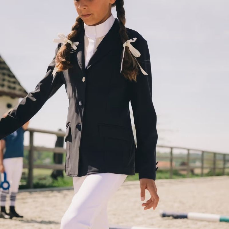 Turnierjacke Kinder/Junior Girls Paris Marineblau