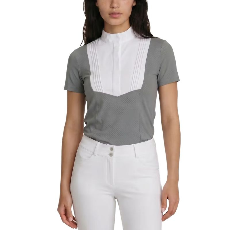 Turniershirt Heritage Air Short Sleeve Grau