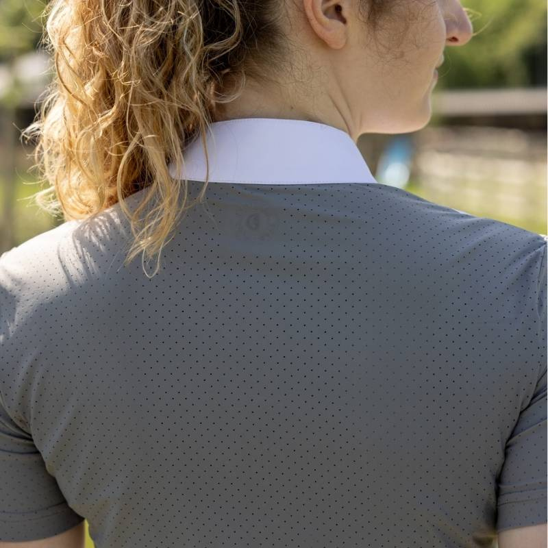 Turniershirt Heritage Air Short Sleeve Grau