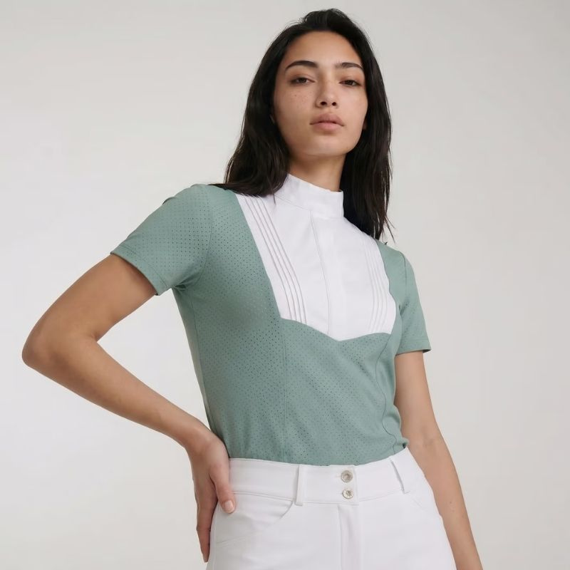 Turniershirt Heritage Air Short Sleeve Mintgrün