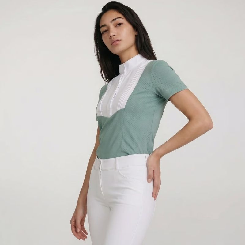 Turniershirt Heritage Air Short Sleeve Mintgrün