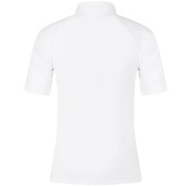 Turniershirt Classic Glitter Zipper Short Sleeve Weiß Turniershirt Classic Glitter Zipper Short Sleeve Weiß