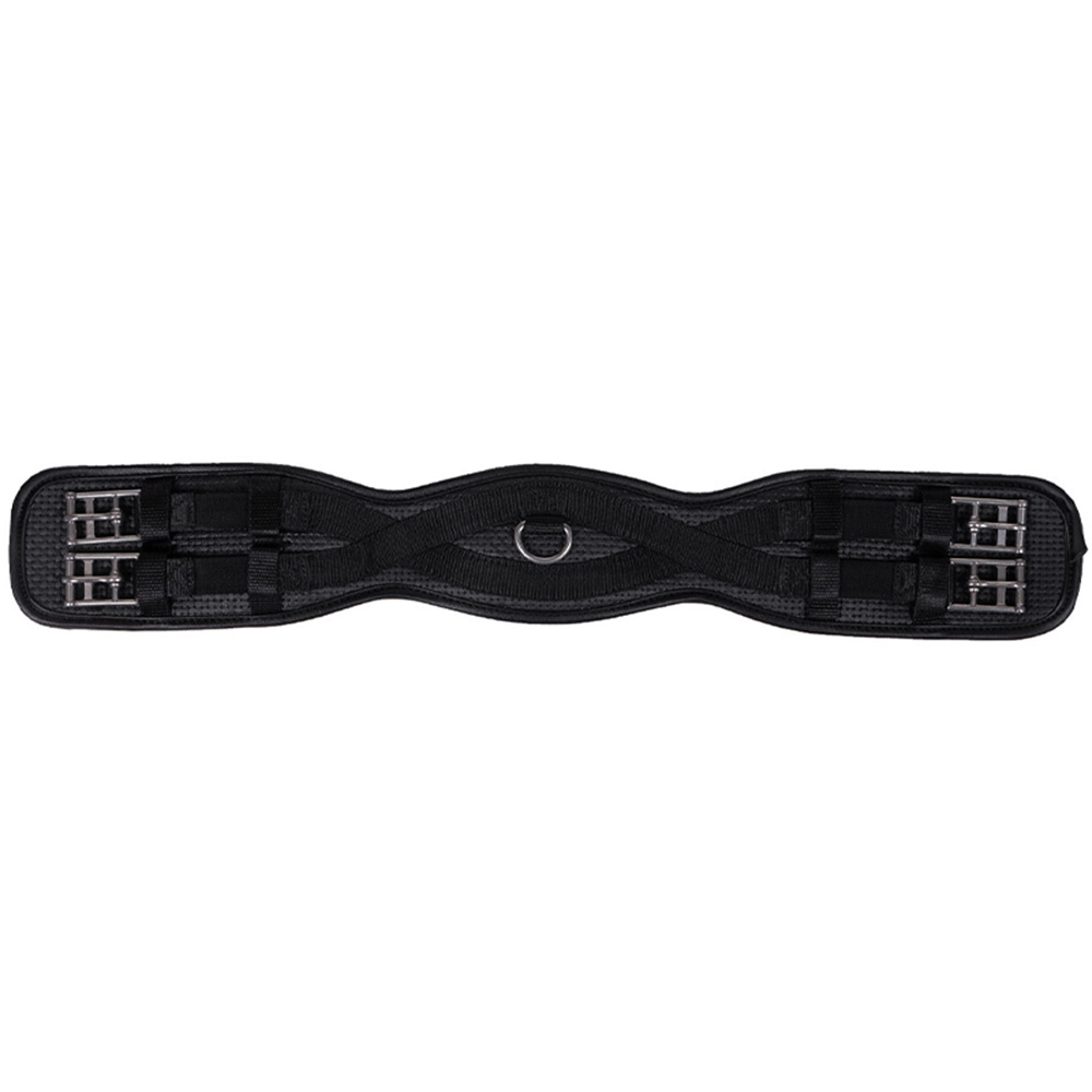 Anatomischer Dressurgurt Basic Pro Schwarz