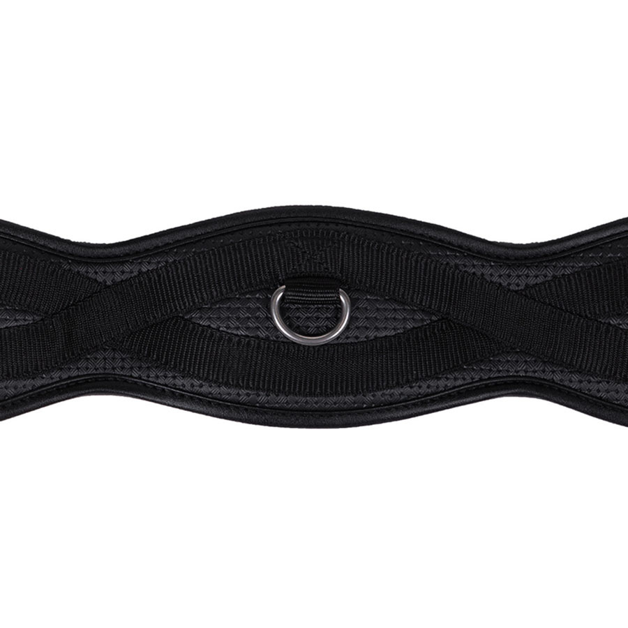 Anatomischer Dressurgurt Basic Pro Schwarz