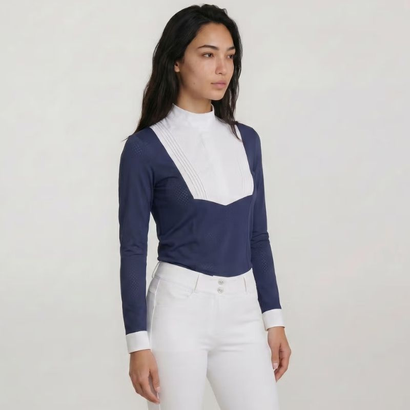Turniershirt Heritage Air Long Sleeve Marineblau