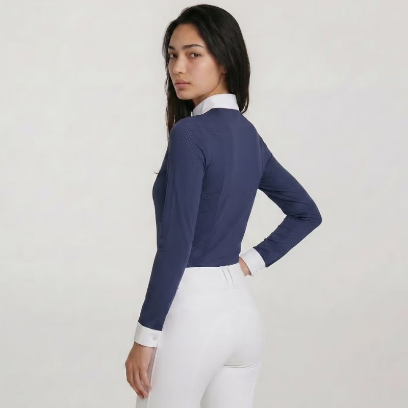 Turniershirt Heritage Air Long Sleeve Marineblau