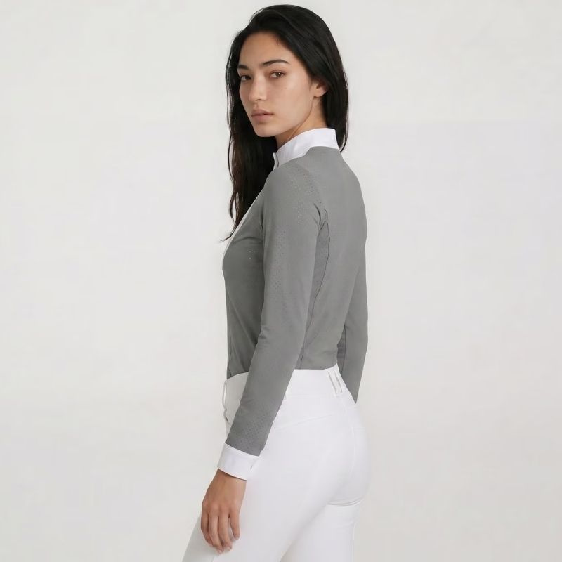 Turniershirt Heritage Air Long Sleeve Grau
