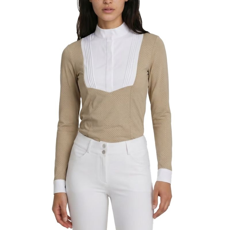 Turniershirt Heritage Air Long Sleeve Beige