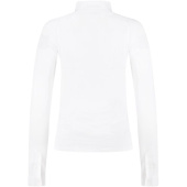 Turniershirt Classic Glitter Zipper Long Sleeve Weiß Turniershirt Classic Glitter Zipper Long Sleeve Weiß
