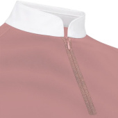 Turniershirt Classic Glitter Zipper Long Sleeve Altrosa Turniershirt Classic Glitter Zipper Long Sleeve Altrosa