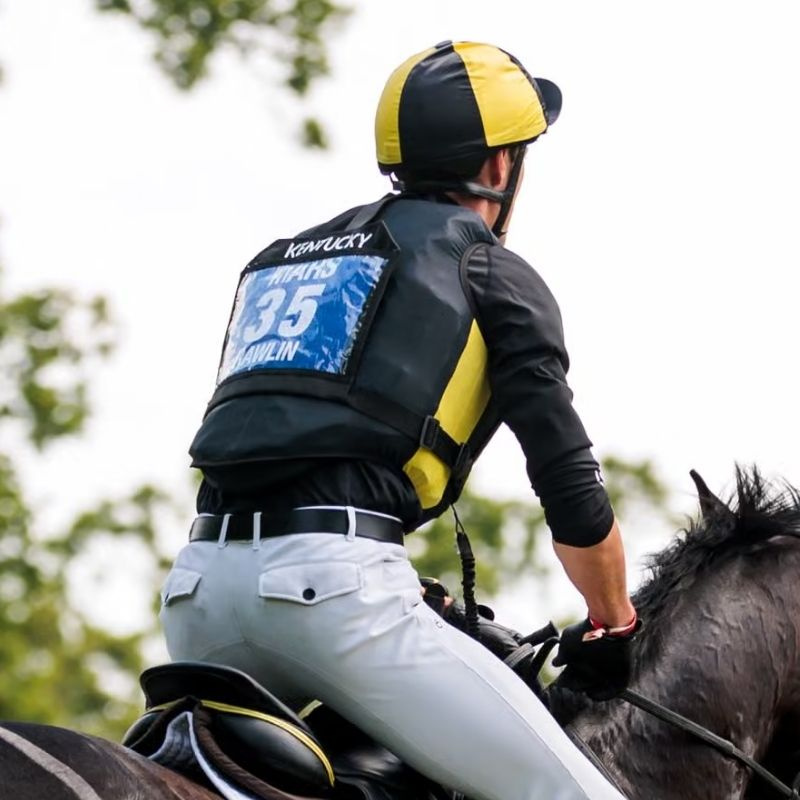 Nummernhalter Eventing Bib Schwarz