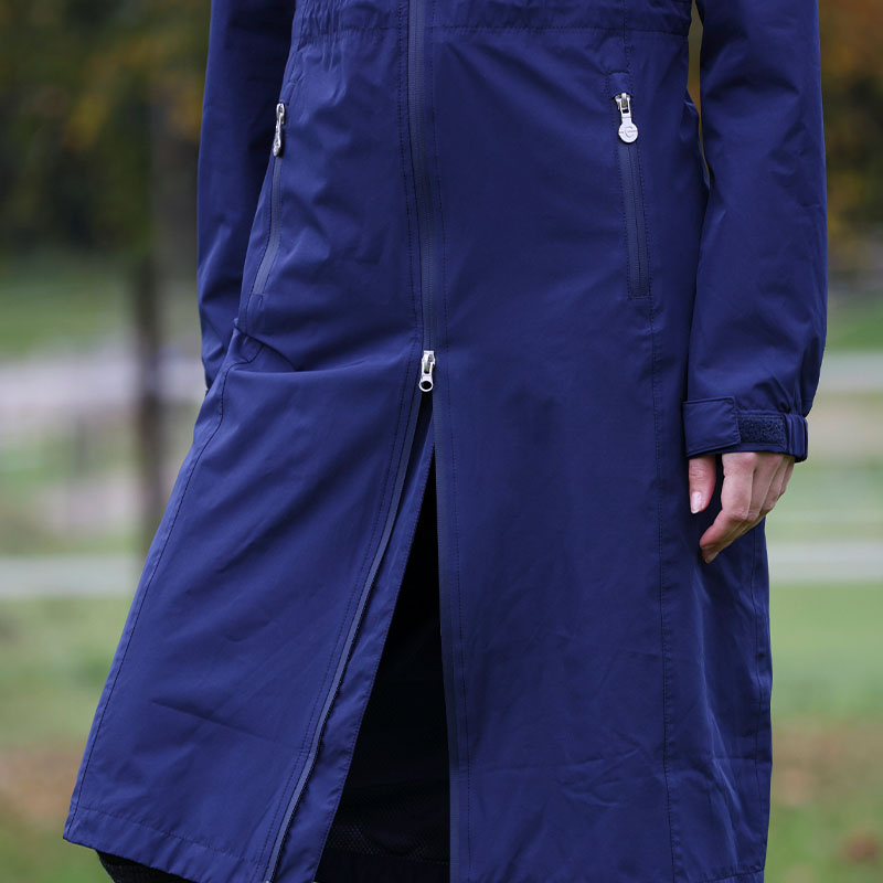 Regenmantel Marineblau