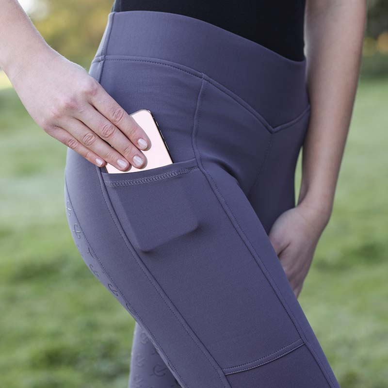 Reitleggins ClassicStar Grau