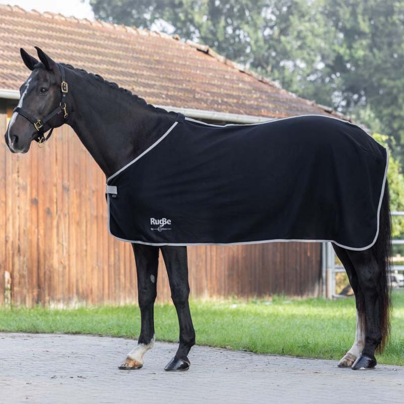 Fleecedecke RugBe Economic Schwarz