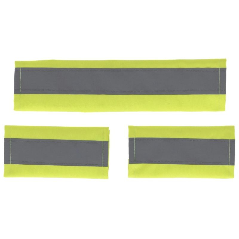 Reflektorset für Halfter/Trense 3-pack Gelb