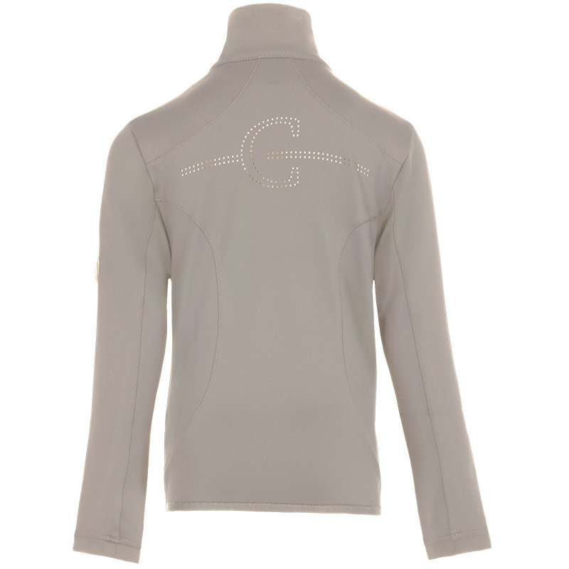 Funktionsshirt Kinder/Jugend 2-Ways Zip Beige