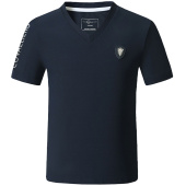 T-Shirt Kinder/Jugend V Marineblau T-Shirt Kinder/Jugend V Marineblau